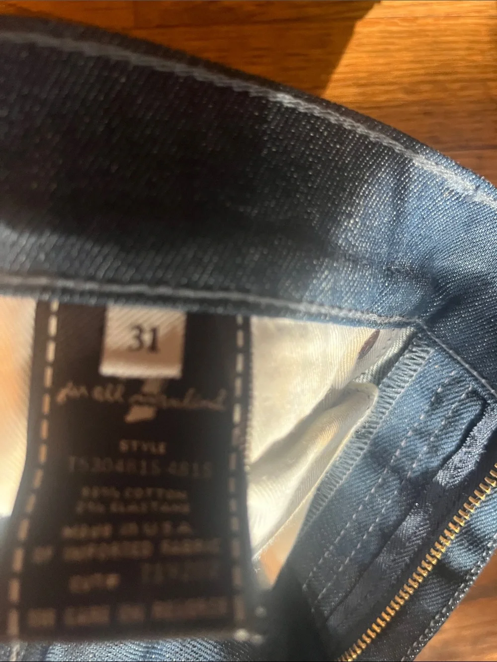 7 For All Mankind Dark Blue Bootcut Jeans